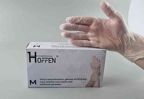 Перчатки Винил прозрачные (100шт) размер M 