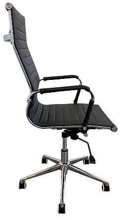 Офисное кресло руководителя Tehforward Slim TF Tilt хром Черный Киев