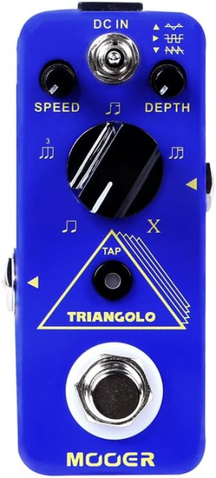 Гітарна педаль Mooer Triangolo MTR3, аналогове Tremolo, 3 форми хвилі, True Bypass, металевий корпус Київ - фото 8