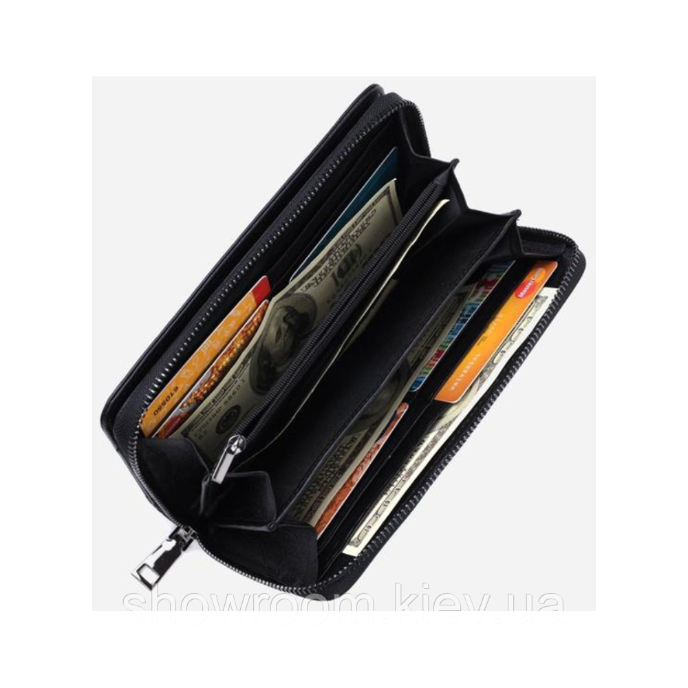 Мужской кожаный вместительный клатч Leather Collection (572) Киев - изображение 4