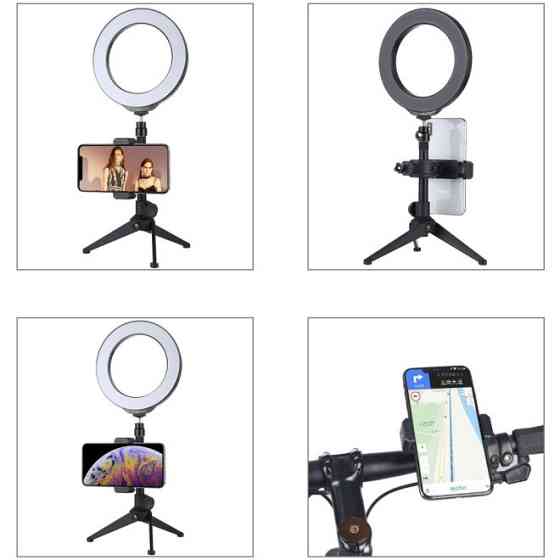 Держатель для телефона на трубу устойчивую руль велосипеда 17-35мм Puluz PU266 Киев