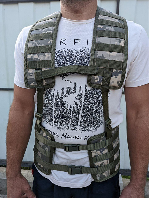 Розвантажувальна система без півсумків РПС Розвантаження тактичний розвантажувальний ремінь molle з  Днепр - изображение 3
