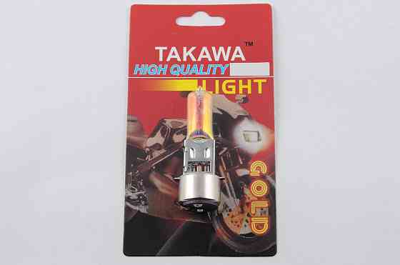 Лампа BA20D (2 вуса) 12V 35W/35W (хамелеон рожевий) (блістер) TAKAWA (mod:A) Київ