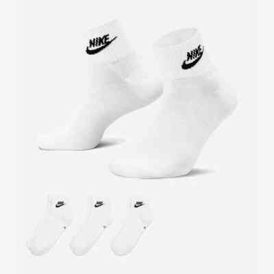 Шкарпетки Nike U NK NSW EVERYDAY ESSENTIAL AN 3PR DX5074-101 38-42 3 пари Білі (196149232140) Вінниця