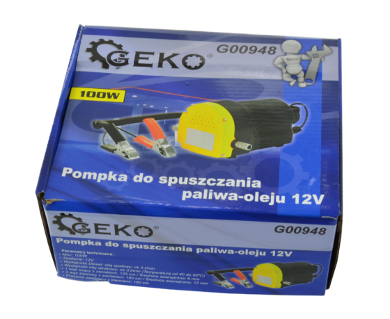 Електронасос для перекачування палива/олив 12V GEKO G00948 Чернігів
