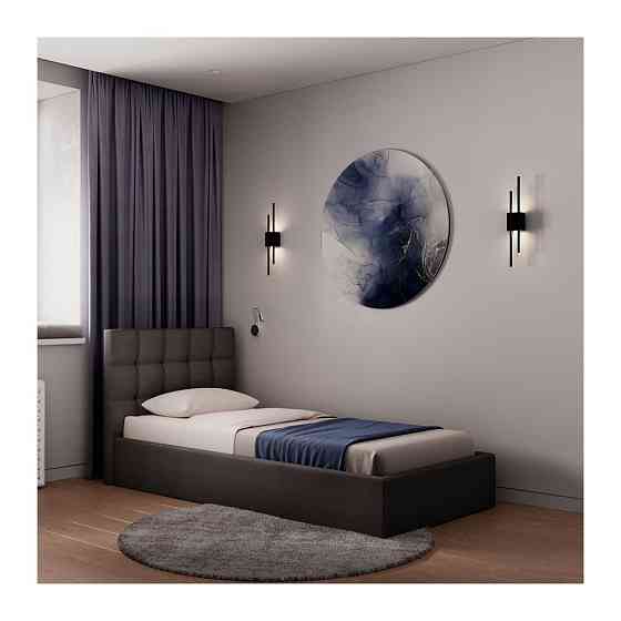 Кровать Chester NewDesign Simple Comfort с нишей для белья 90x190 темно-серый Киев
