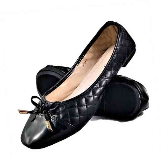 Женський Балетки Чорні Мокасини Туфлі (розміри: 36, 37,38,39) - 08-1 Дніпро