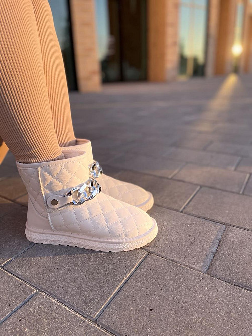 Lonza Угги жіночі LONZA бежеві натуральна шкіра висота 13 см розмір 41 (218-28F 4889) Коломия - фото 5