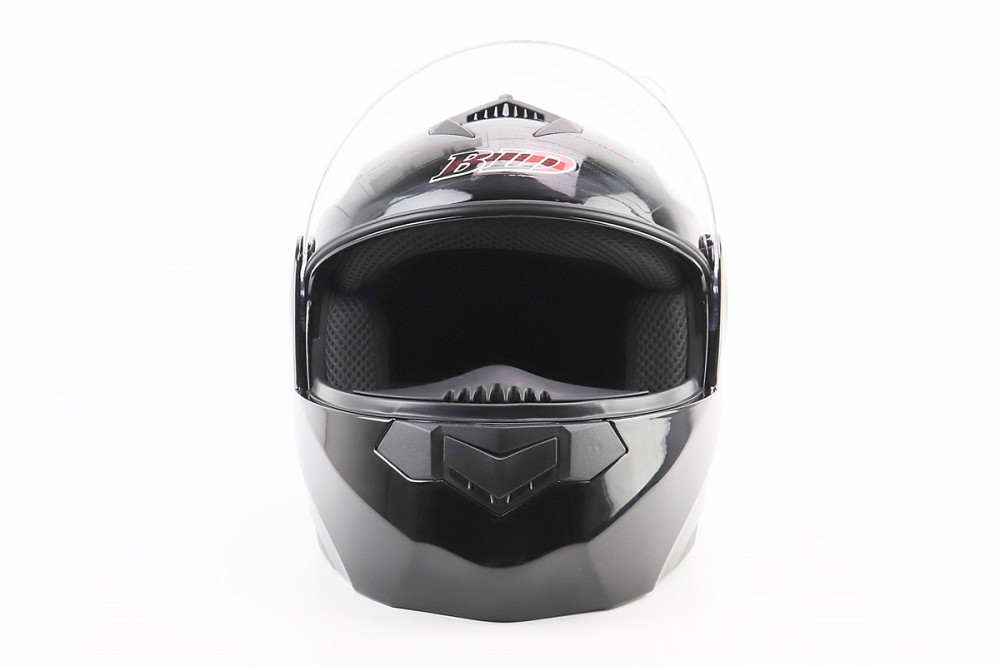 Шолом модуляр, закритий з відкидним підборіддям+відкидні окуляри BLD-159 М (57-58см), ЧОРНИЙ глянець Київ - фото 7