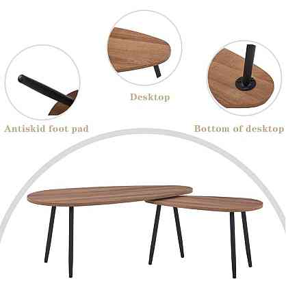 Журнальні столики GOLDFAN Nesting 2шт Луцьк