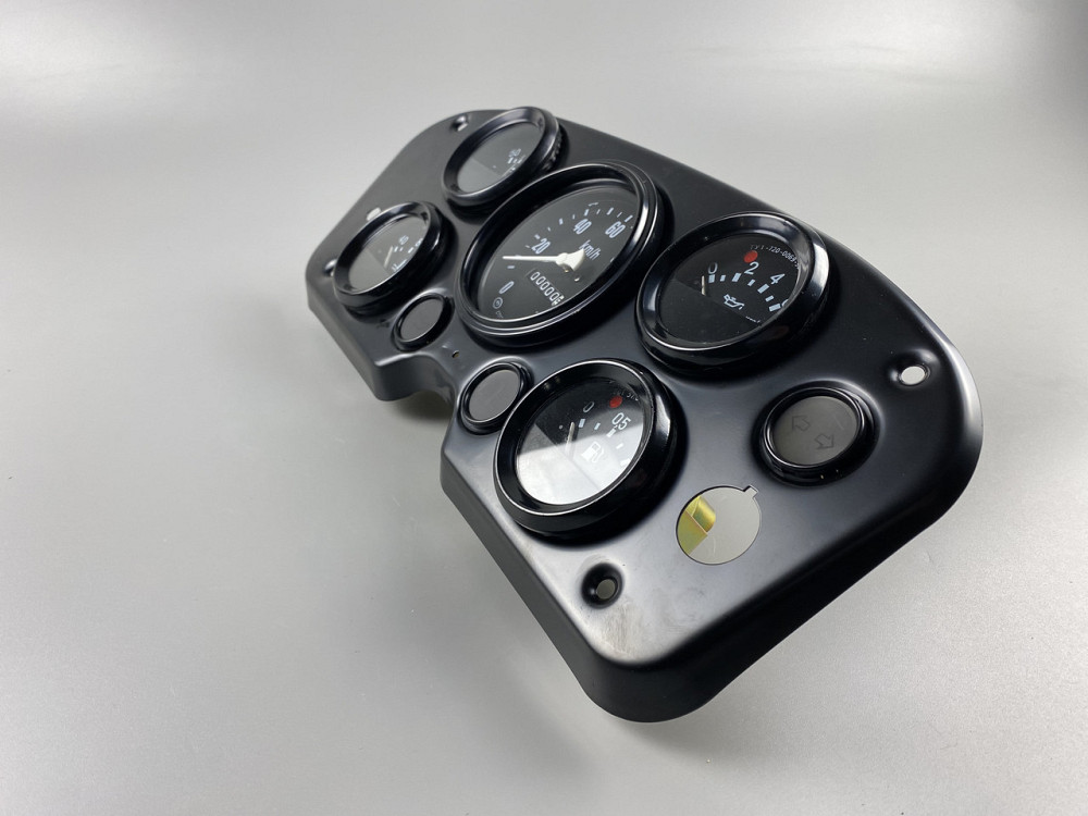 Щиток приладів ГАЗ-53 УАЗ у зборі 4 покажчики + спідорметр + 3 ""вічка"" під підсвічування панель приладів Мукачево - фото 3