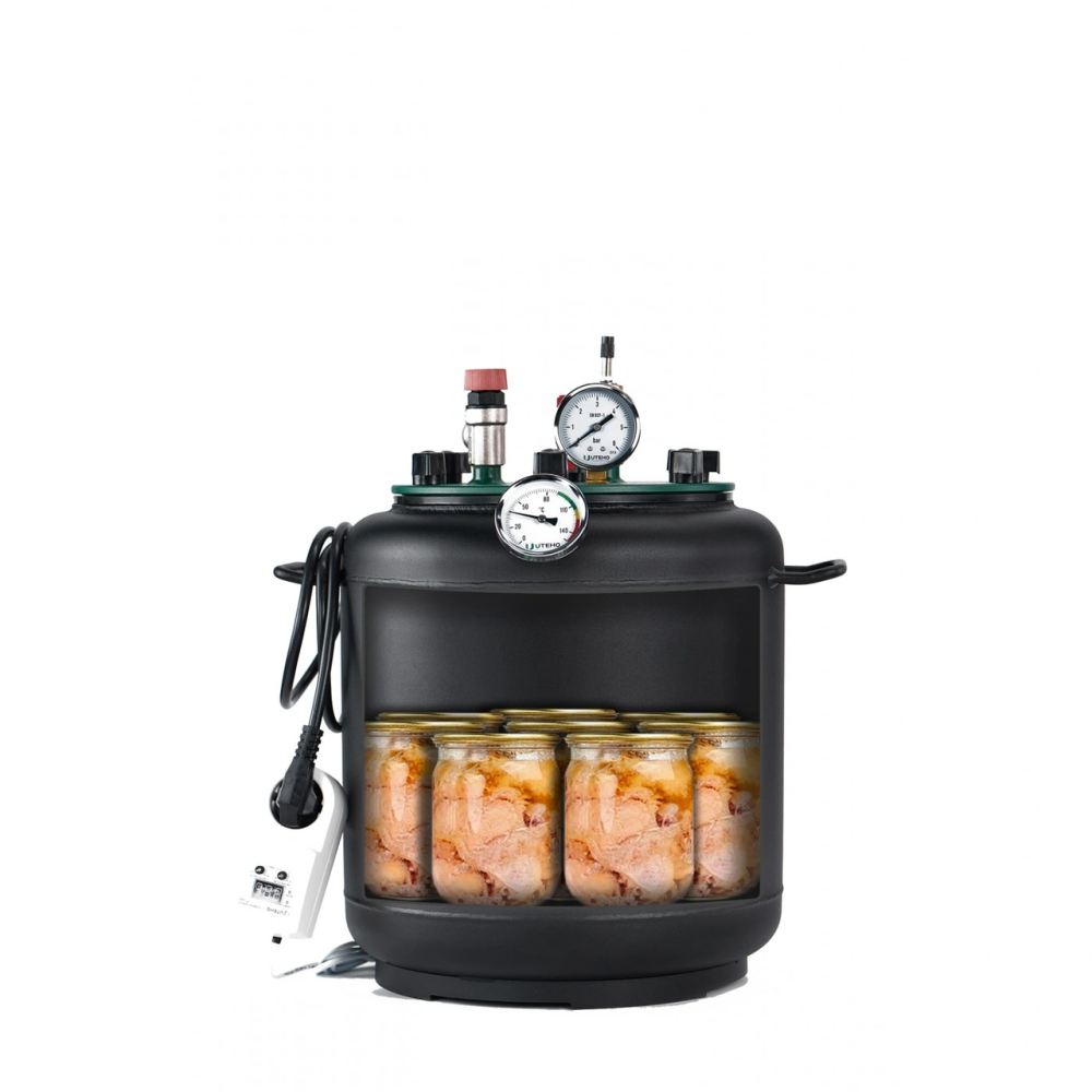 Автоклав бытовой УТех-8 electro, универсальный на 8 банок, электрический стальной домашний Киев - изображение 2