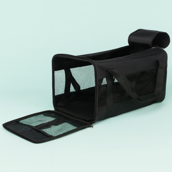 Сумка-переноска Trixie Раян для собак 30 х 30 х 54 см чорна Київ