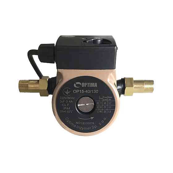 Насос циркуляційний Optima OP15-40 130мм + гайки, + кабель з вилкою Тернополь