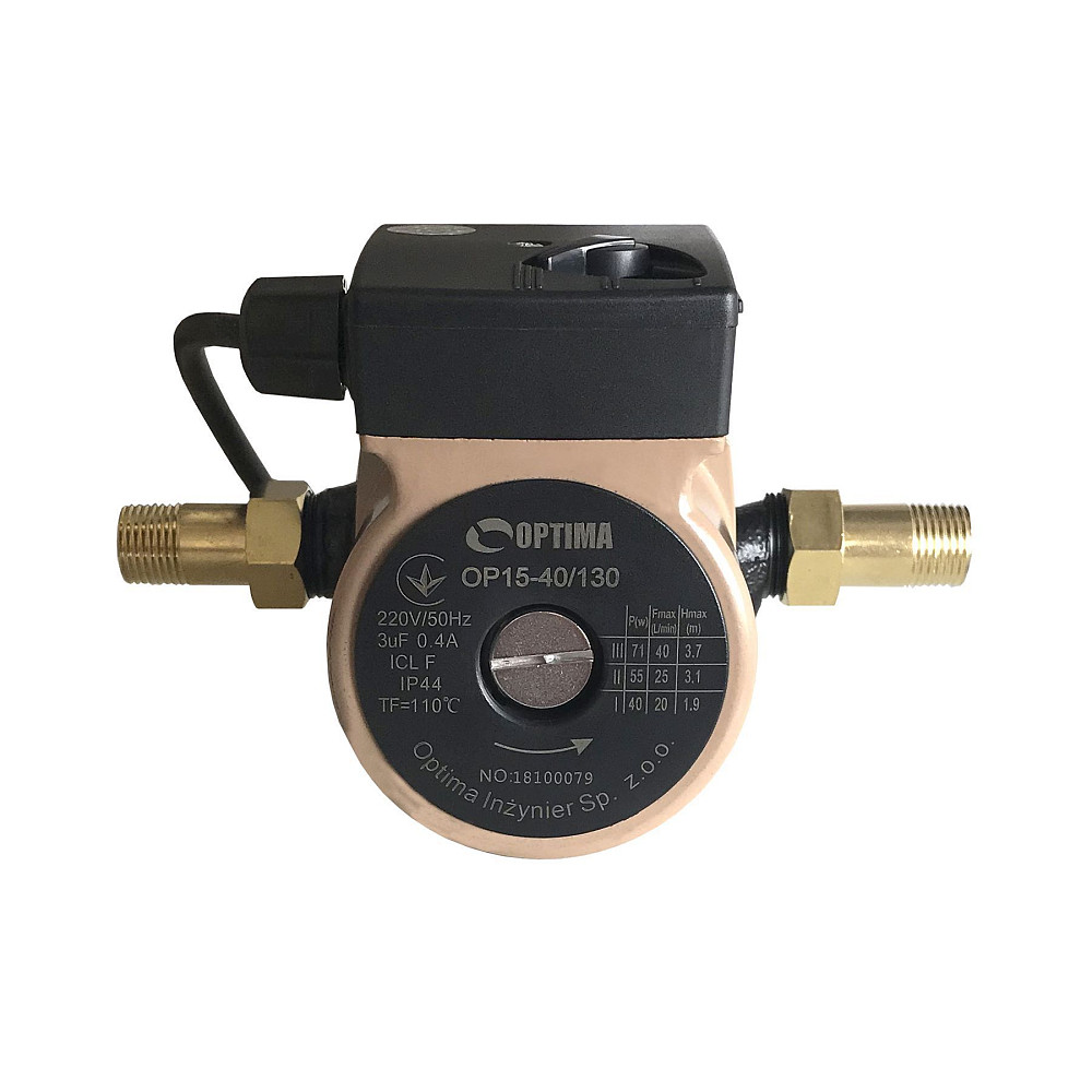 Насос циркуляційний Optima OP15-40 130мм + гайки, + кабель з вилкою Тернополь - изображение 4