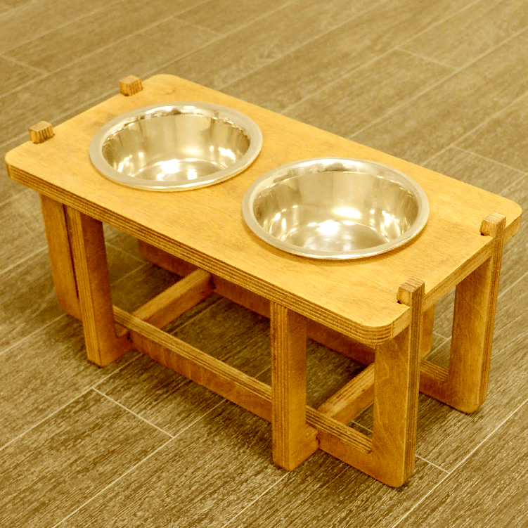 Подставка под миски для кошек 