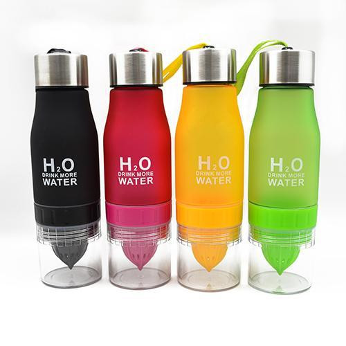 Бутылка для воды с соковыжималкой H2O Water Bottle 650мл., разные цвета Днепр - изображение 1