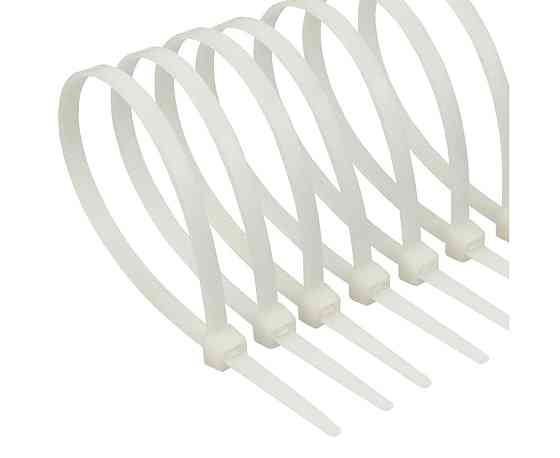 Хомут пластиковий 5*500 мм бiлий, 100 шт Харків