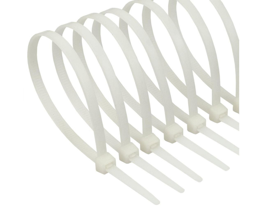 Хомут пластиковий 5*500 мм бiлий, 100 шт Харків - фото 1