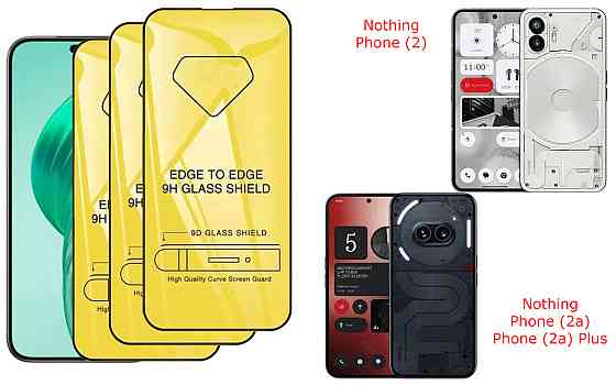 Защитное стекло DefenzoGlass для Nothing Phone (2), Phone (2a), Phone (2a) Plus – двойная прочность Киев