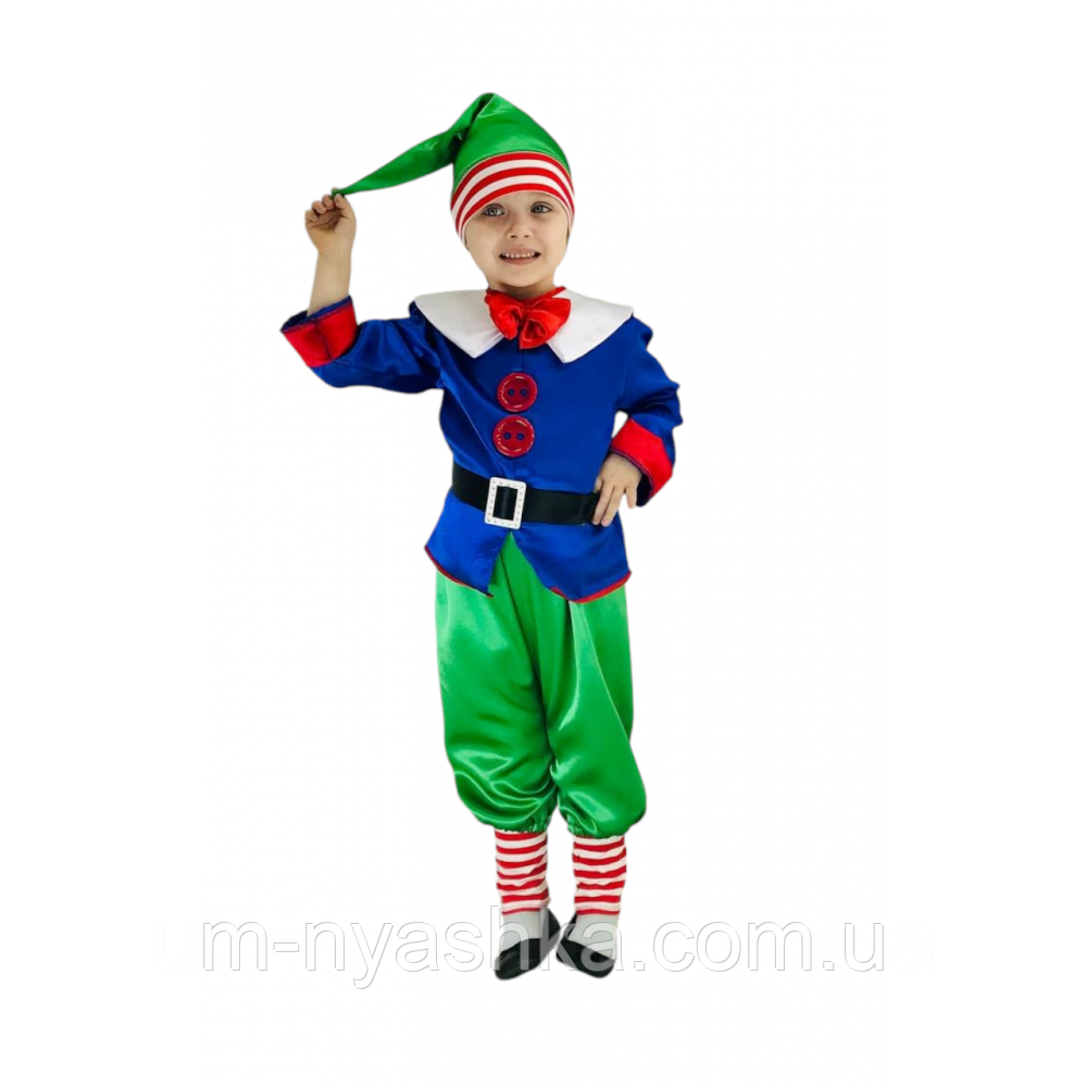 Детский новогодний костюм Лесного гнома Эльфа Кривой Рог - изображение 2