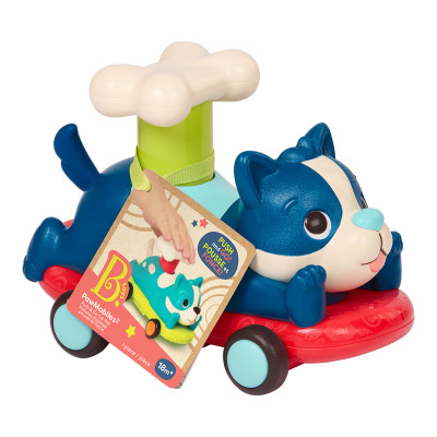 Розвиваюча іграшка Battat Машинка інерційна серії Лапкомобілі - Песик, синій (BX2505Z) Вінниця - фото 5
