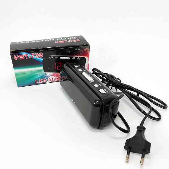 Настольные часы с ярким светодиодным led дисплеем VST-738-4, Настольные цифровые часы OB-591 с подсветкой Киев