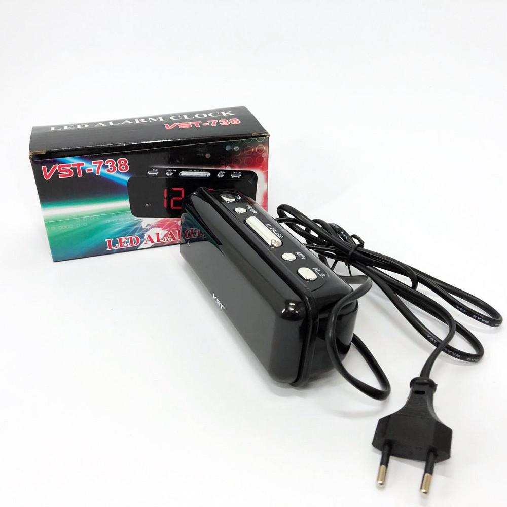 Настольные часы с ярким светодиодным led дисплеем VST-738-4, Настольные цифровые часы OB-591 с подсветкой Киев - изображение 1