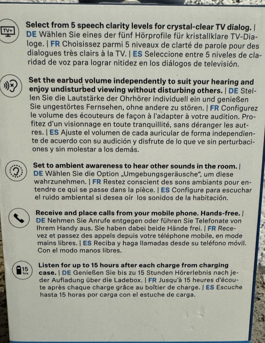 Гарнитура абсолютно нова Sennheiser TV Clear Set Киев - изображение 2