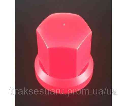 Ковпачок на гайку колеса 33 красный Ковпачок на гайку 33 Ковпачок на 33 гайку Луцк