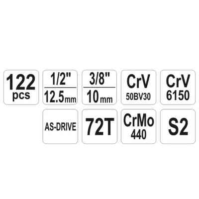 Набор инструментов Yato YT-38901 Винница