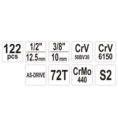 Набір інструментів Yato YT-38901 Вінниця - фото 5