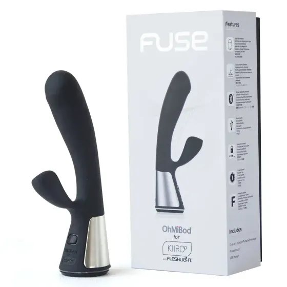 Інтерактивний вібратор-кролик Ohmibod Fuse for Kiiroo Black Львов