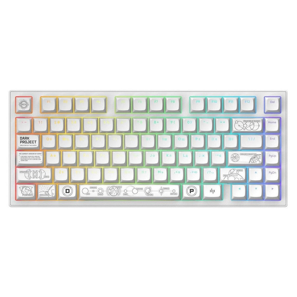 Клавіатура Dark Project ALU81 Terra Nova White (DPKB_NOVA_81_ANSI_WHITE_UA) ( Білий ) Харків - фото 18