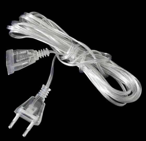 Подовжувач для гірлянд 3м Прозорий Київ