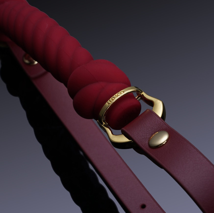 Кляп в форме жгута с узлами UPKO Desire for Mouth Bondage Collection, красный Sex Aura Киев - изображение 2