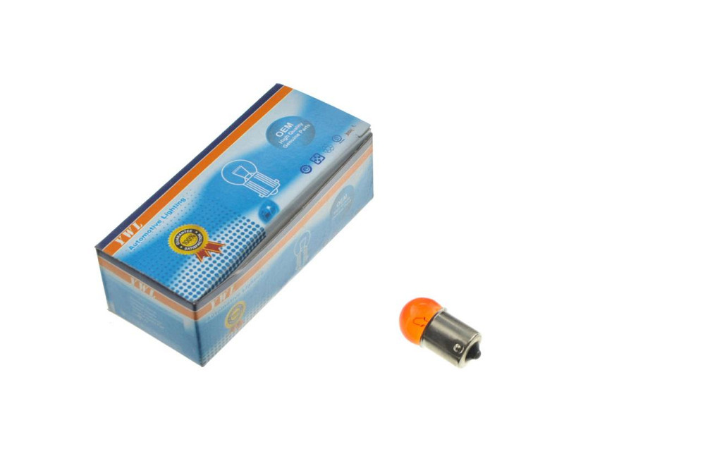 Лампа G18 (поворот, габарит) 12V 5W (двухконтактная, красная) Мукачево - изображение 1