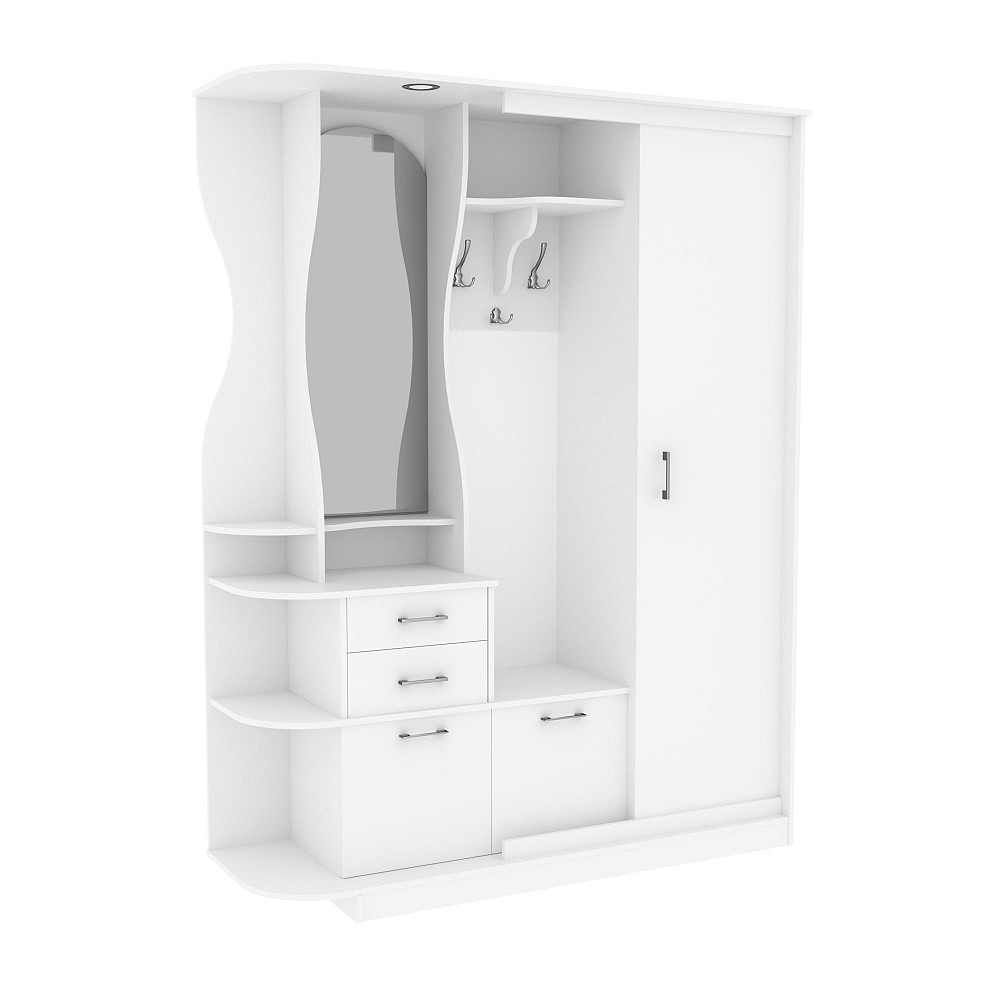 Прихожая Люкс-купе LUX, Белый, 1600/500/2100 Львов - изображение 1