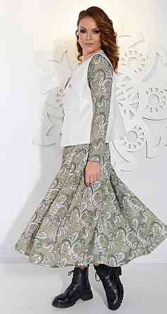 Костюм-плаття і жилет з екошкіри (48) Київ