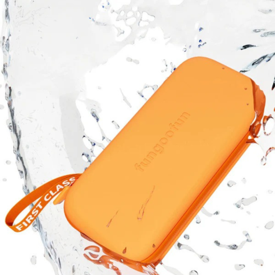 Сумка чехол для приставки Nintendo Switch кейс для консоли и аксессуаров Fungoofun на 1 отделение,оранжевая Каменец-Подольский