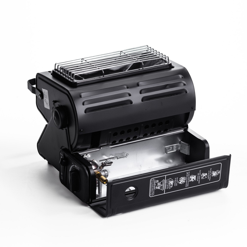 Обігрівач-плита туристична газова HP-DS3-8 1300 Вт чорна газова плита настільна Коломыя - изображение 5