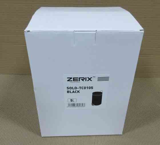 Відро для сміття кругле Zerix Solo-TC0105 Black 5 л колір чорний (ZX5898) ( 27836 ) Харьков