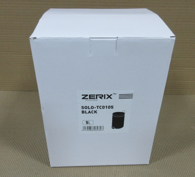 Відро для сміття кругле Zerix Solo-TC0105 Black 5 л колір чорний (ZX5898) ( 27836 ) Харьков - изображение 5