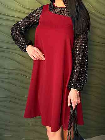 Вечірня сукня з прозорими рукавами Sofira 42-44, Марсала Київ