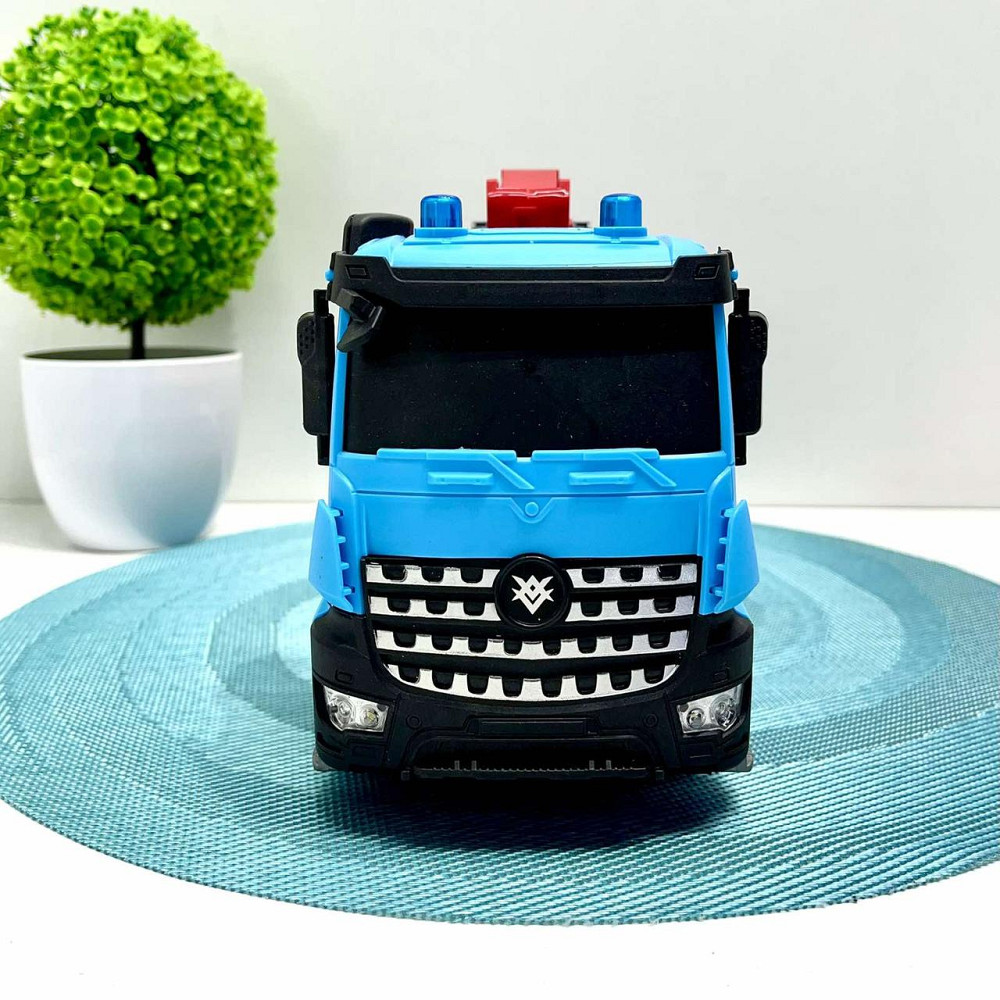 Машина Екскаватор на радіокеруванні масштаб 1:14 30 см Блакитна з червоним (YJ-118-3-5) Чернігів - фото 3