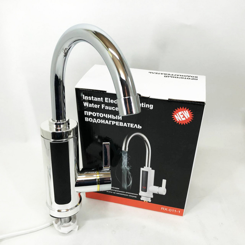 Бойлер електричний кран Delimano, Нагрівник миттєвий насадка на кран, Проточний водонагрівач JO-19 Івано-Франківськ - фото 1