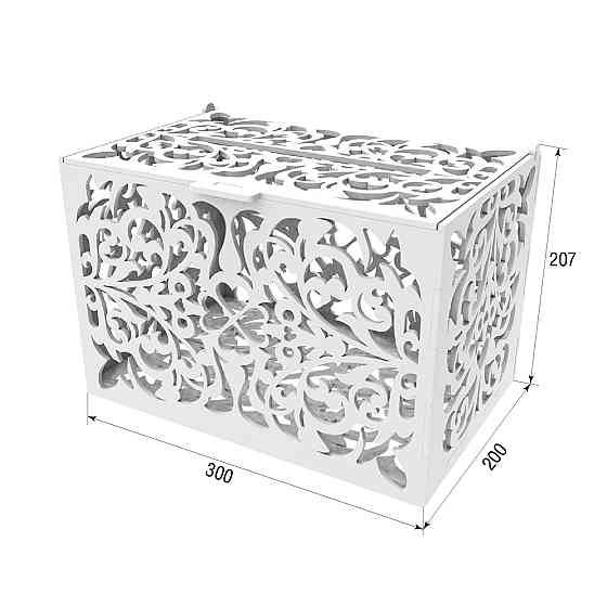 Сундук для конвертов, Свадебная казна 300х200х207мм Киев