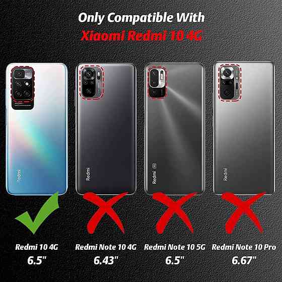 Прозрачный силиконовый чехол TPU для Xiaomi Redmi 10 мягкий тонкий с приподнятым краем для защиты камеры и Киев