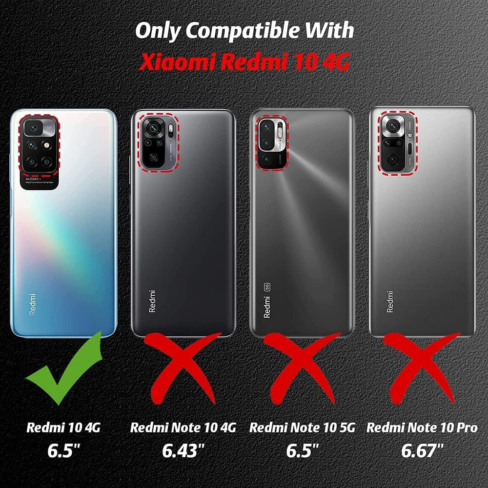 Прозрачный силиконовый чехол TPU для Xiaomi Redmi 10 мягкий тонкий с приподнятым краем для защиты камеры и Киев - изображение 2