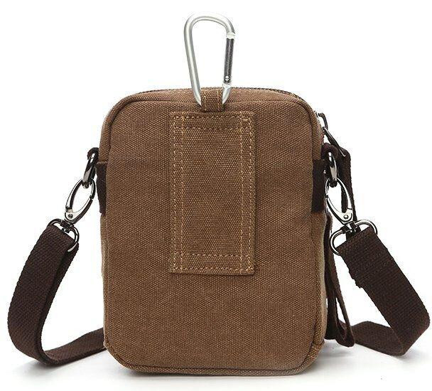 Барсетка текстильна Коричнева (Vintage) Київ - фото 13